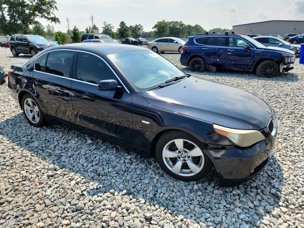 2007 Bmw 530 I Blue vin: WBANE73507CM50891