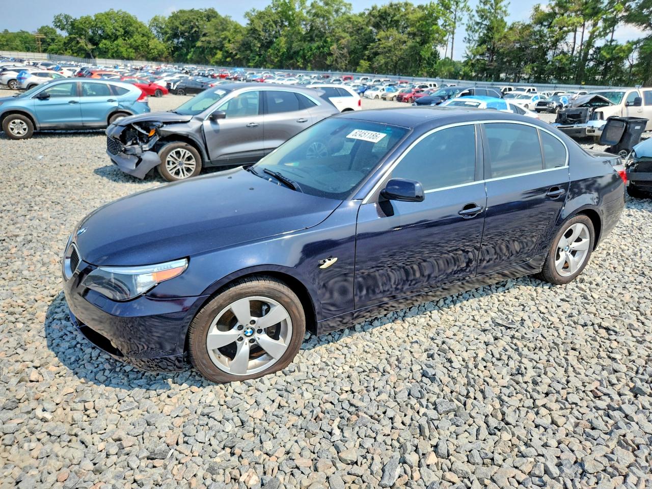 2007 Bmw 530 I Blue vin: WBANE73507CM50891