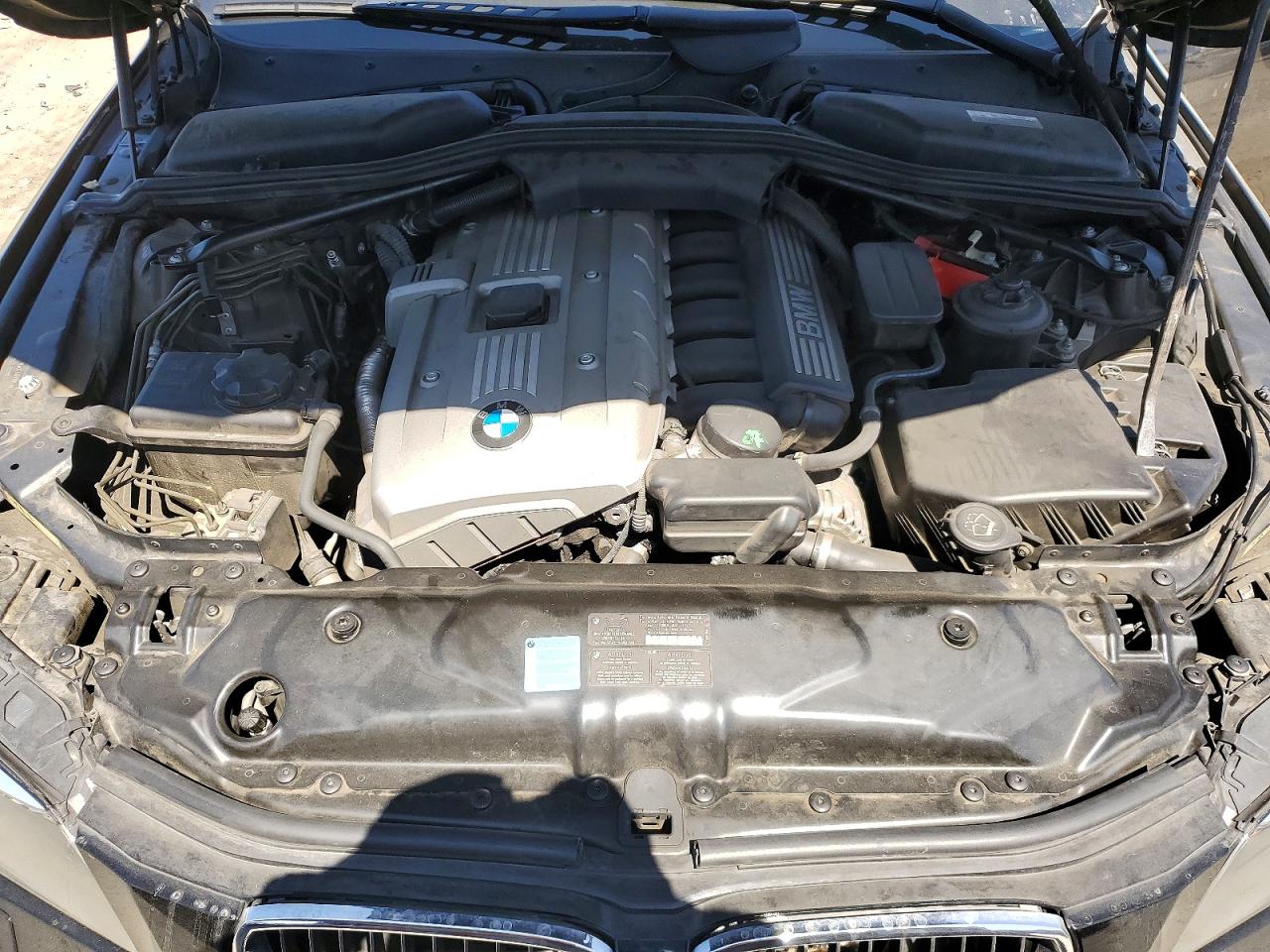 2007 Bmw 530 I Черный vin: WBANE73507CM53130