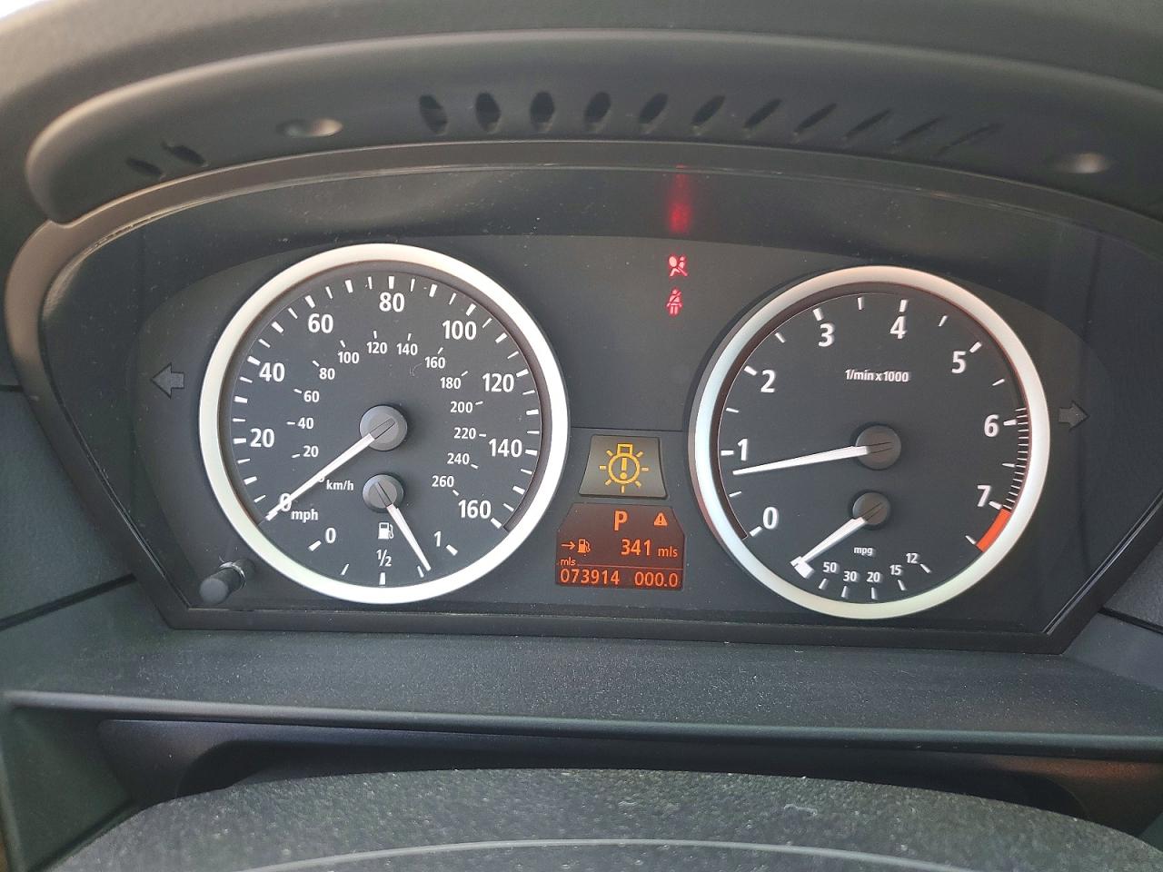 2007 Bmw 530 I Черный vin: WBANE73507CM53130