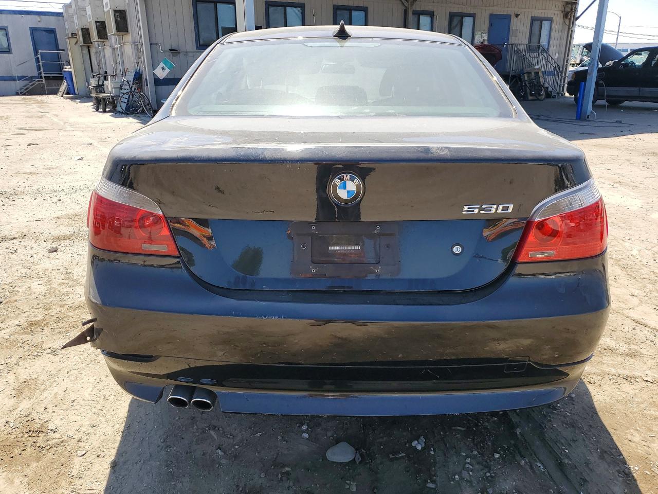 2007 Bmw 530 I Черный vin: WBANE73507CM53130