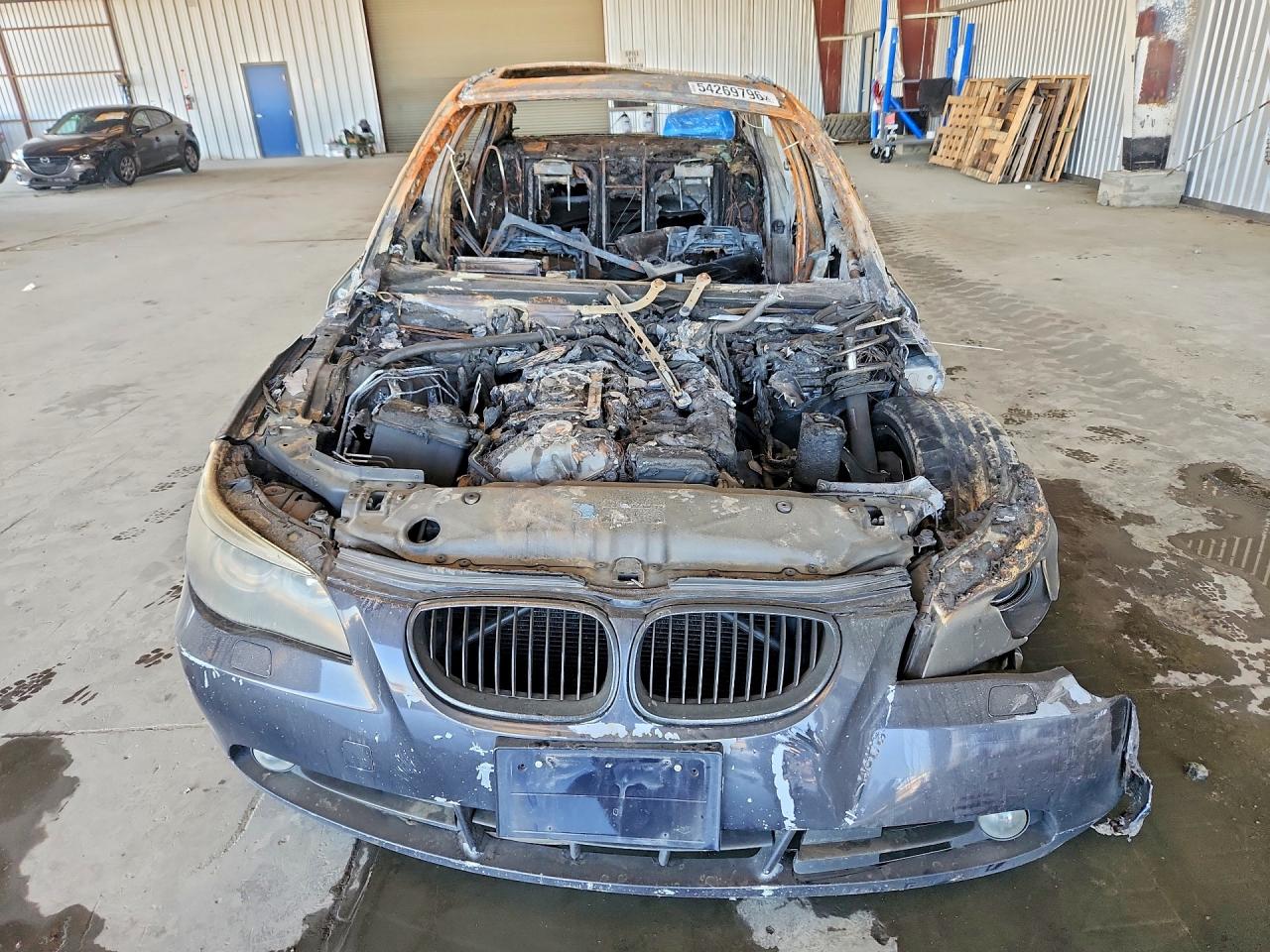 2007 Bmw 530 I Burn vin: WBANE73507CM54522