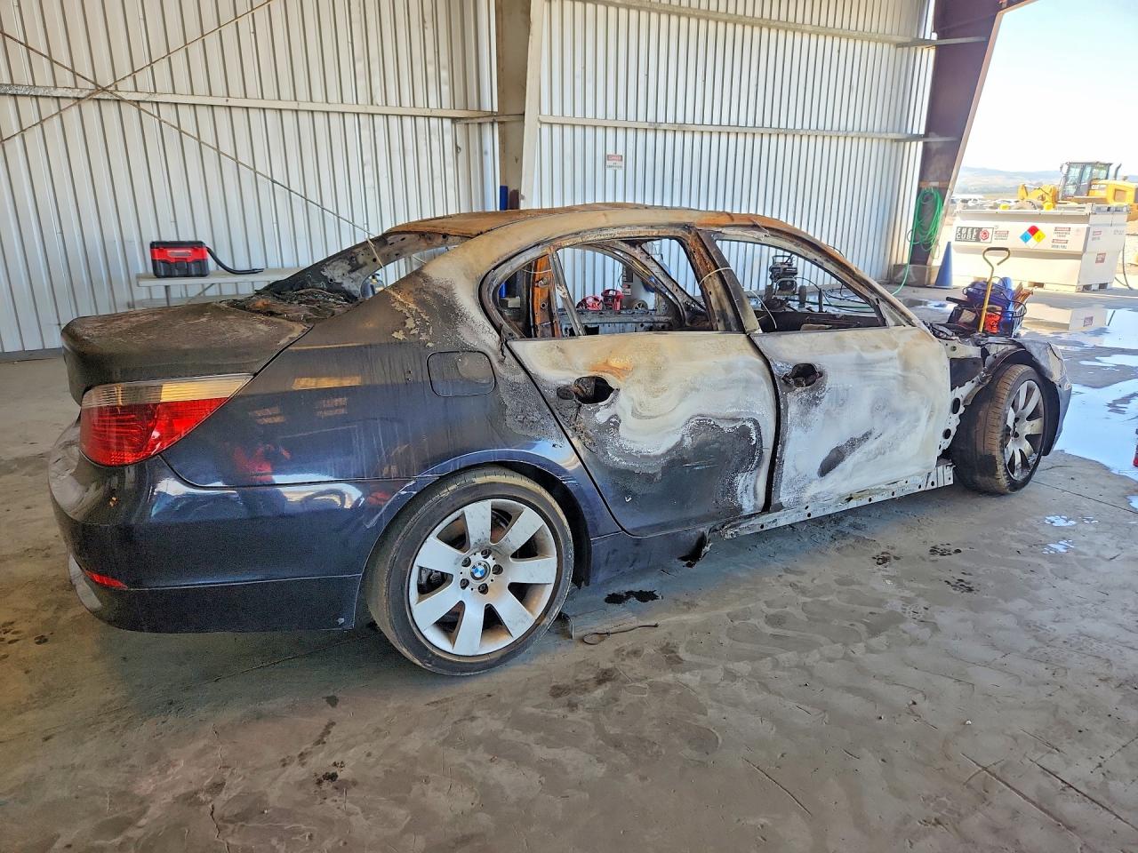 2007 Bmw 530 I Burn vin: WBANE73507CM54522