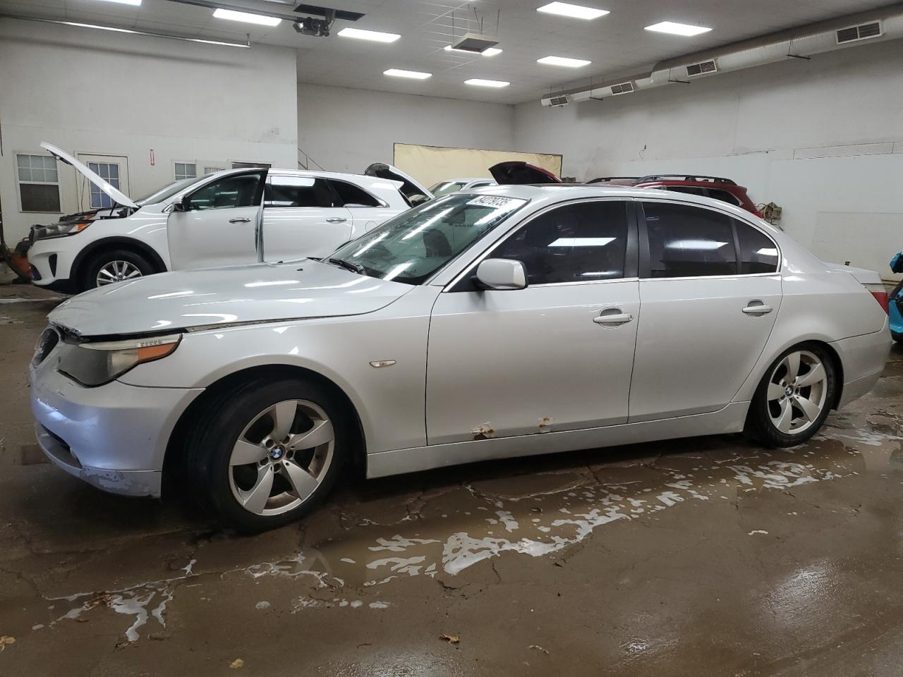 2006 Bmw 530 I Silver vin: WBANE73516CM38781