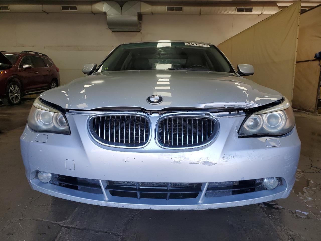 2006 Bmw 530 I Silver vin: WBANE73516CM38781