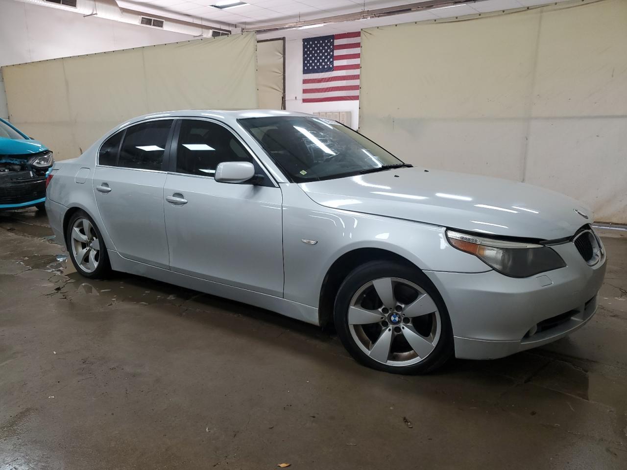 2006 Bmw 530 I Silver vin: WBANE73516CM38781