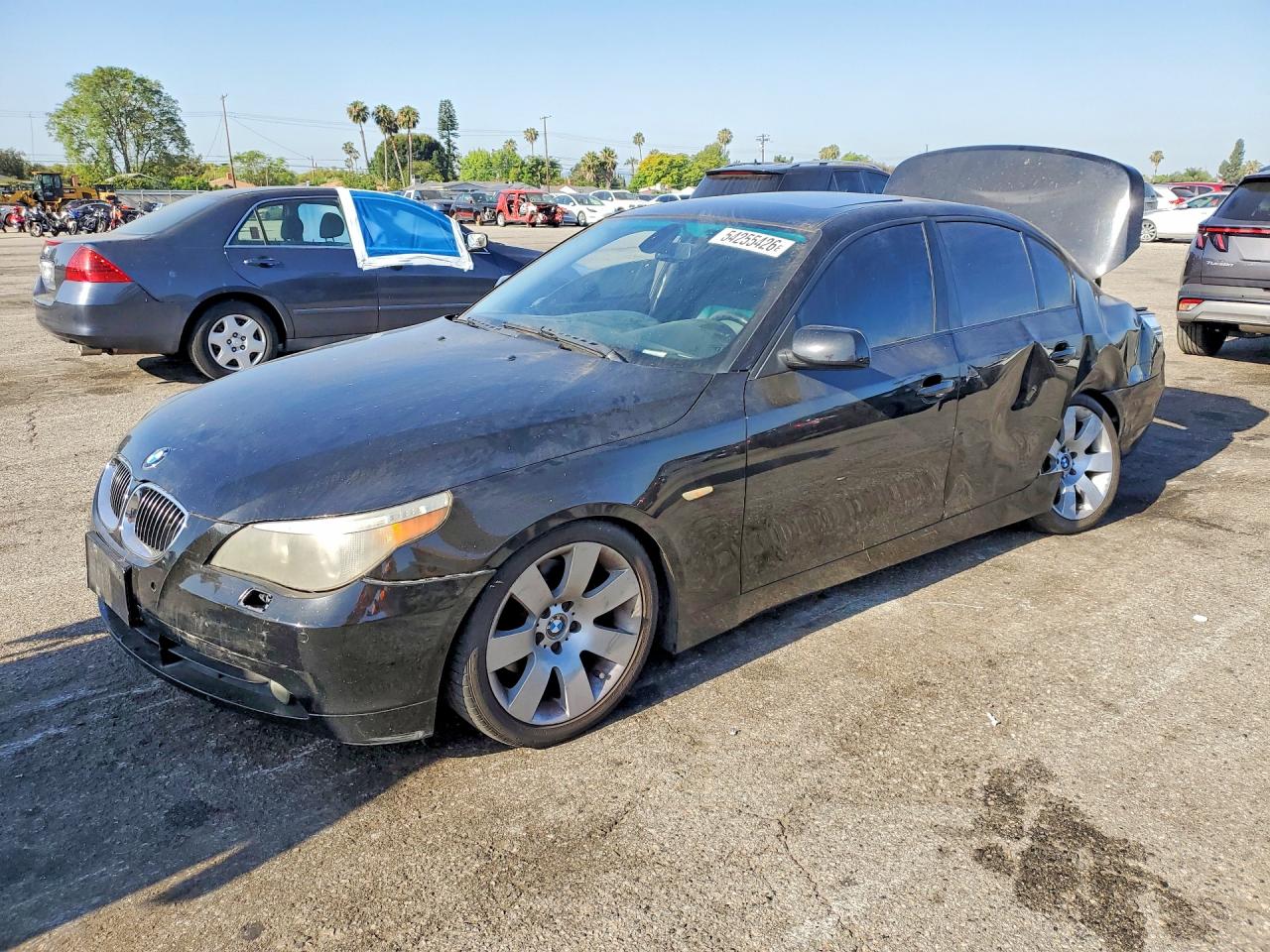 2007 Bmw 530 I Black vin: WBANE73527CM53694
