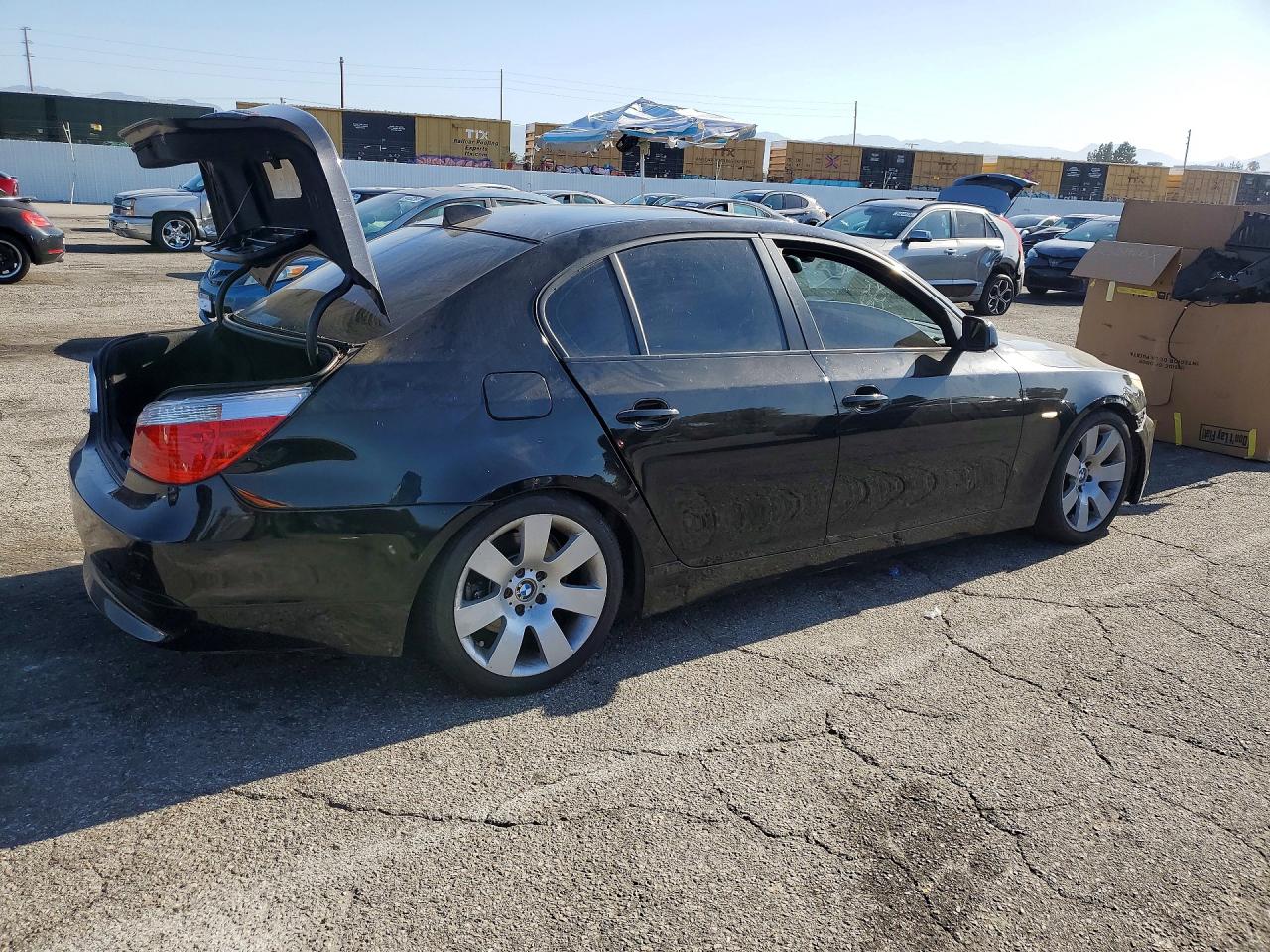 2007 Bmw 530 I Black vin: WBANE73527CM53694