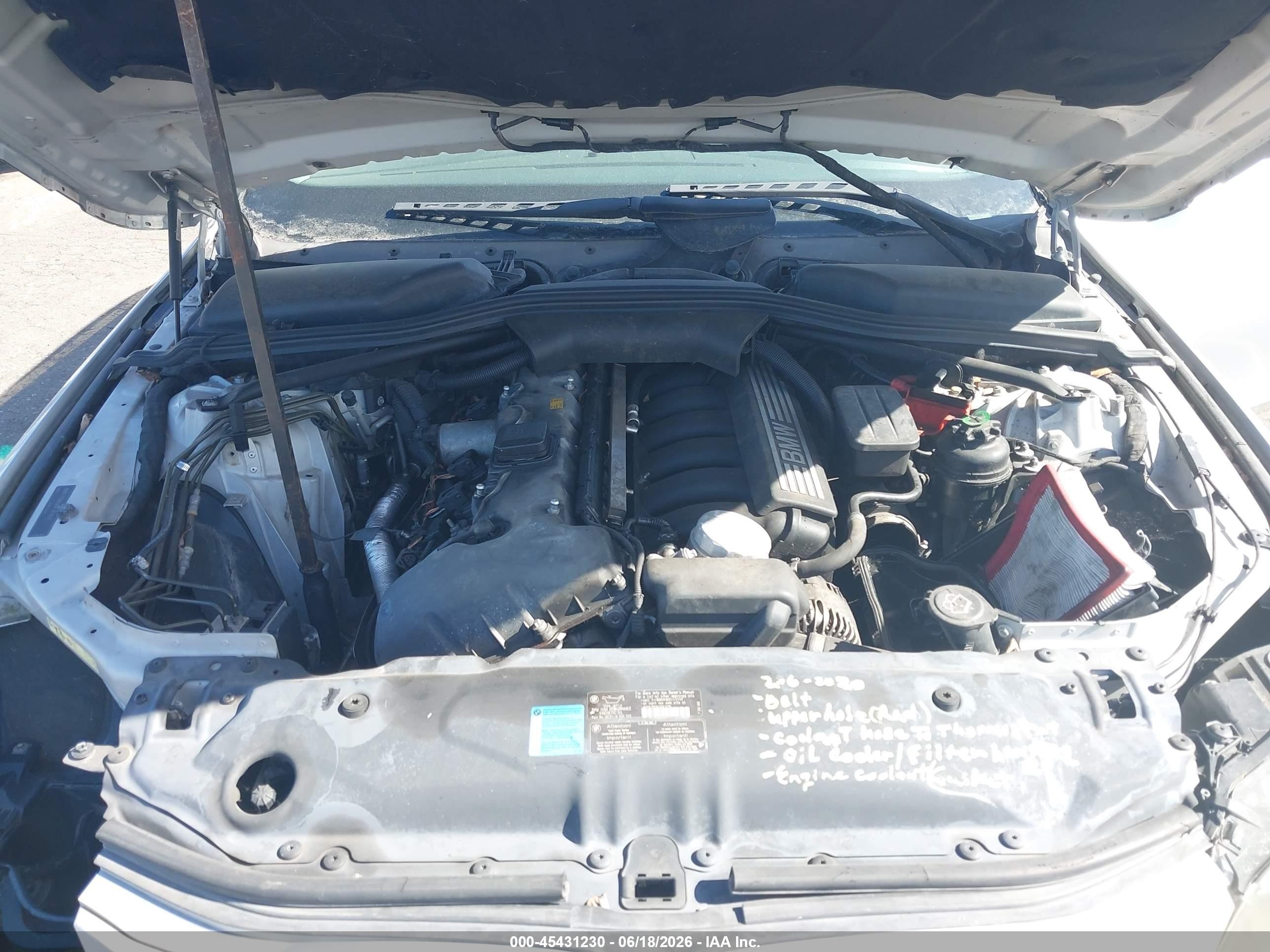 2006 Bmw 530i   Silver vin: WBANE73536CM34294