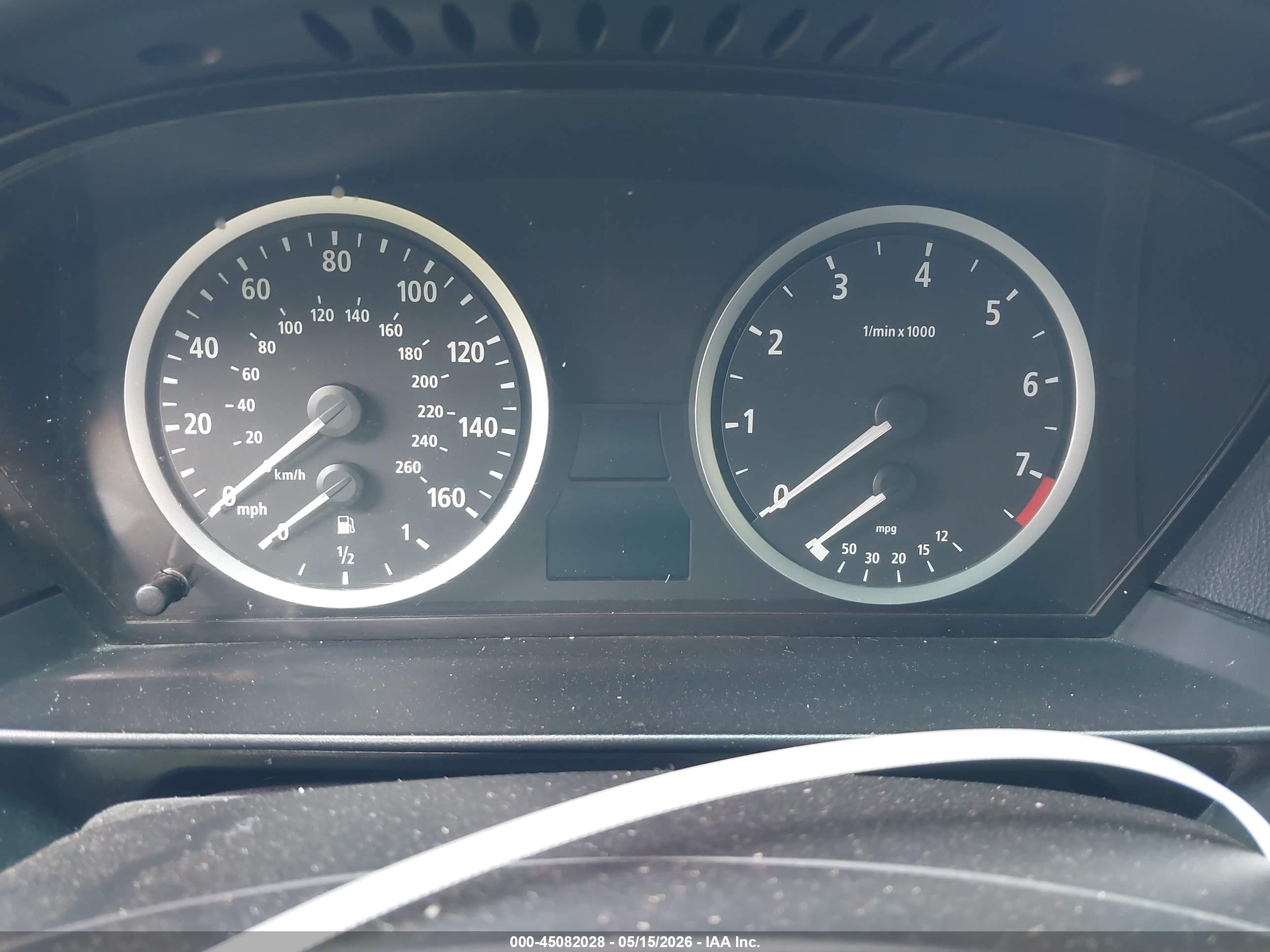 2007 Bmw 530i   Silver vin: WBANE73537CM56507