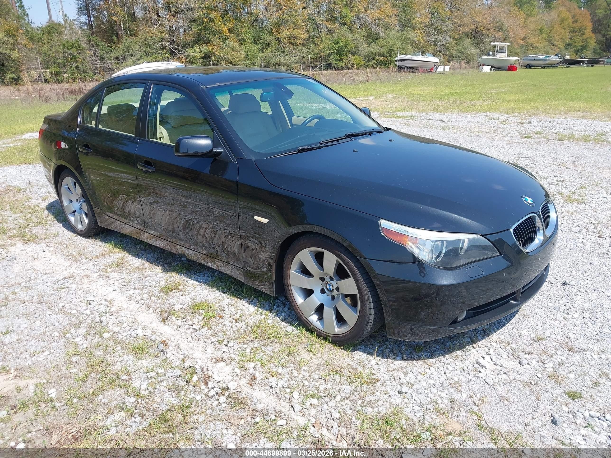 2007 Bmw 530i   Black vin: WBANE73537CM58614