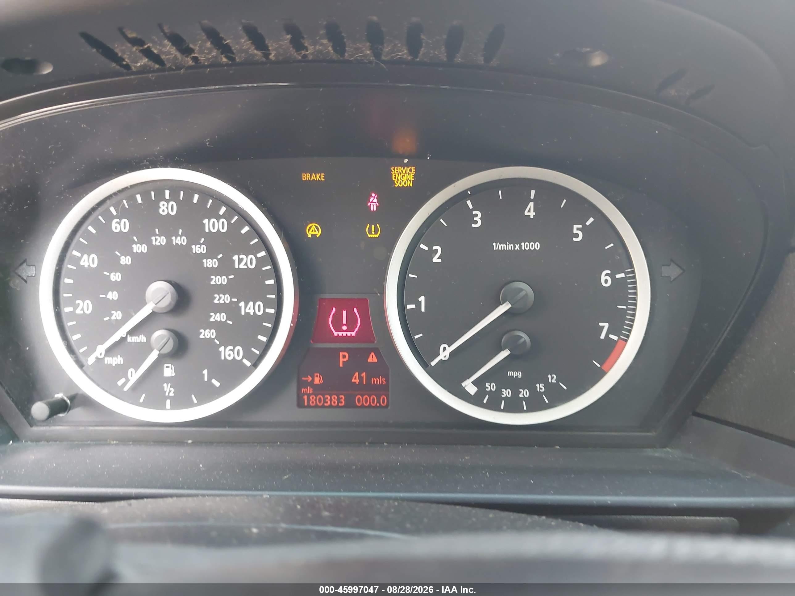 2007 Bmw 530i   White vin: WBANE73547CM48903