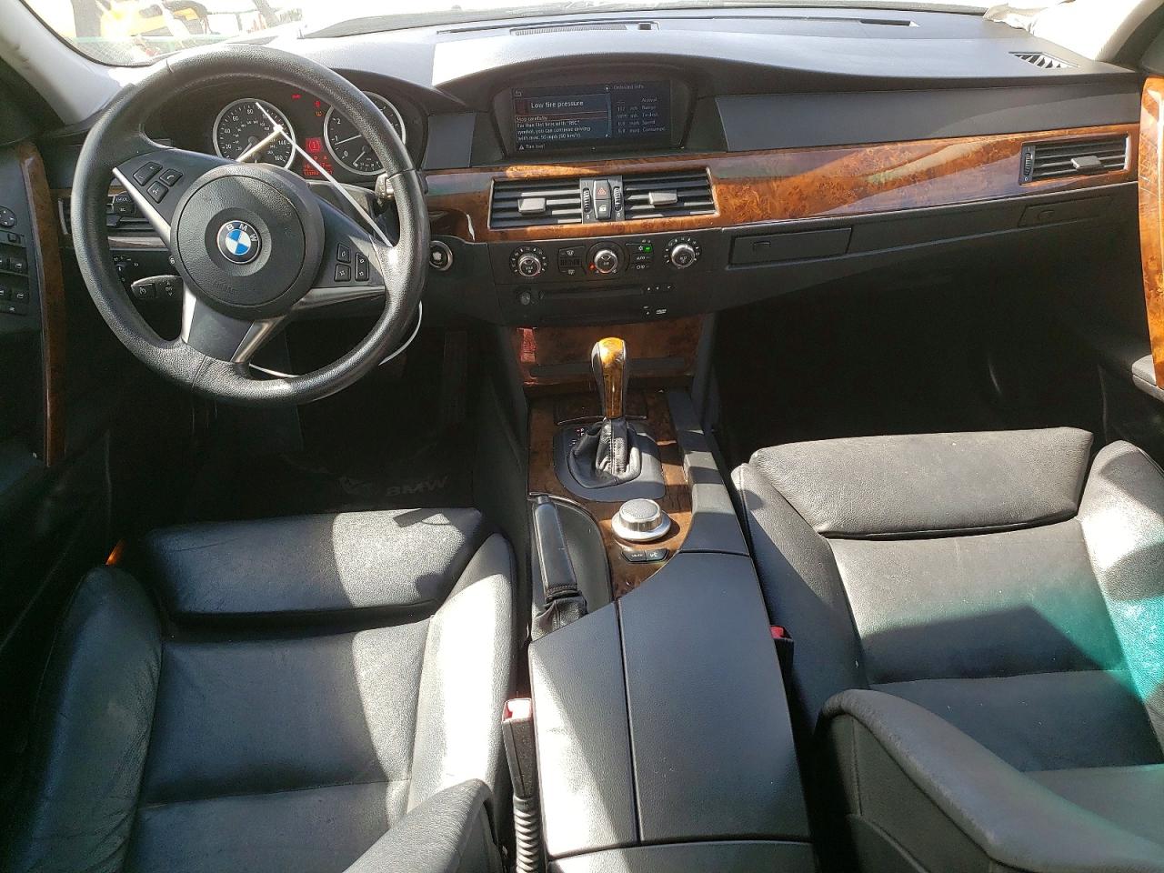 2007 Bmw 530 I Серый vin: WBANE73547CM53194
