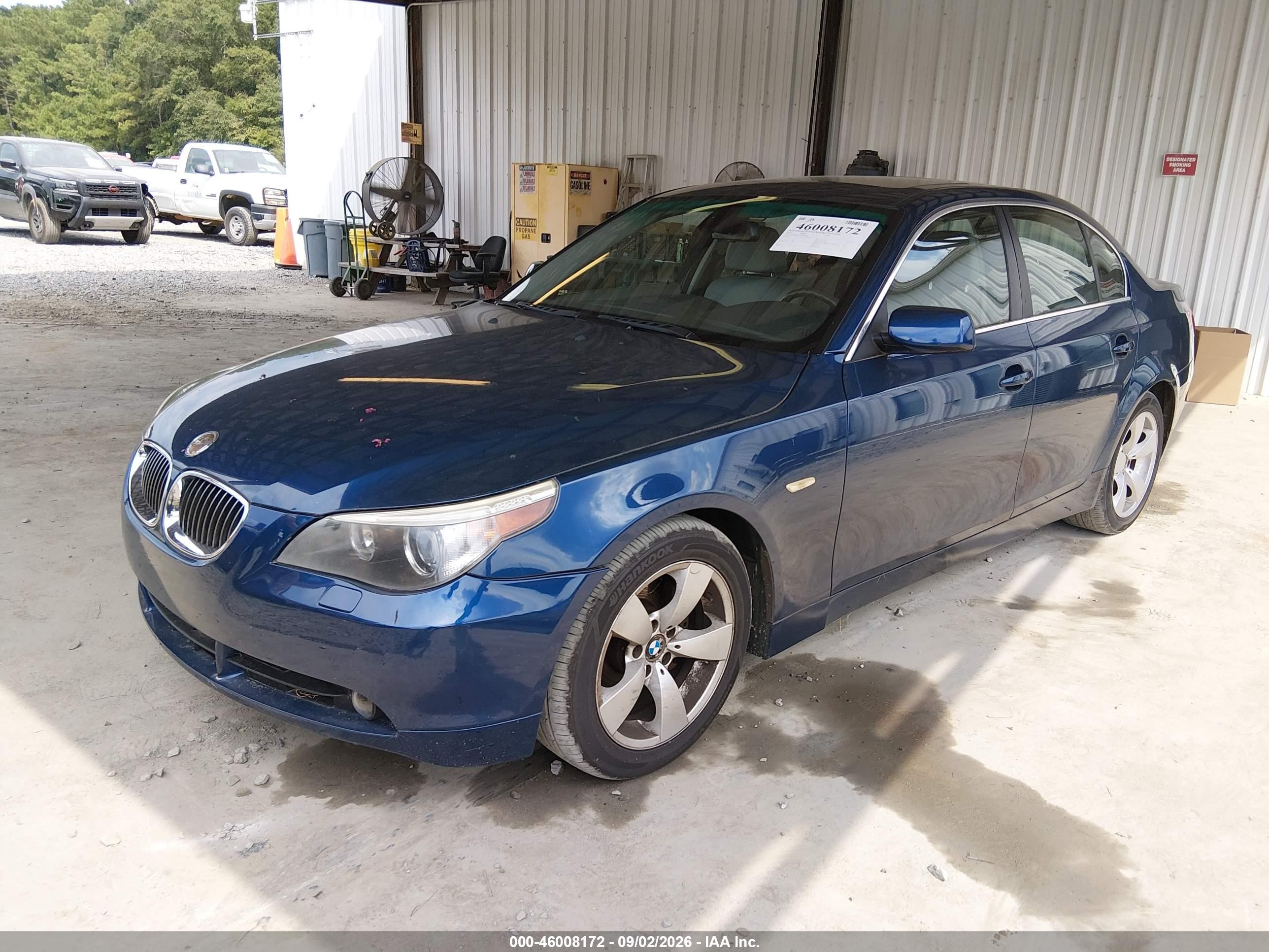 2007 Bmw 530i   Blue vin: WBANE73547CM57858