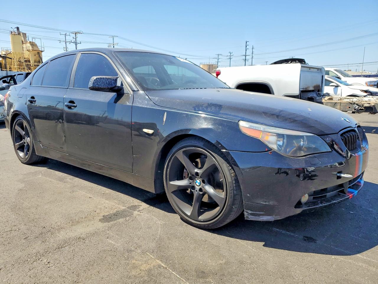 2006 Bmw 530 I Черный vin: WBANE73556CM32532
