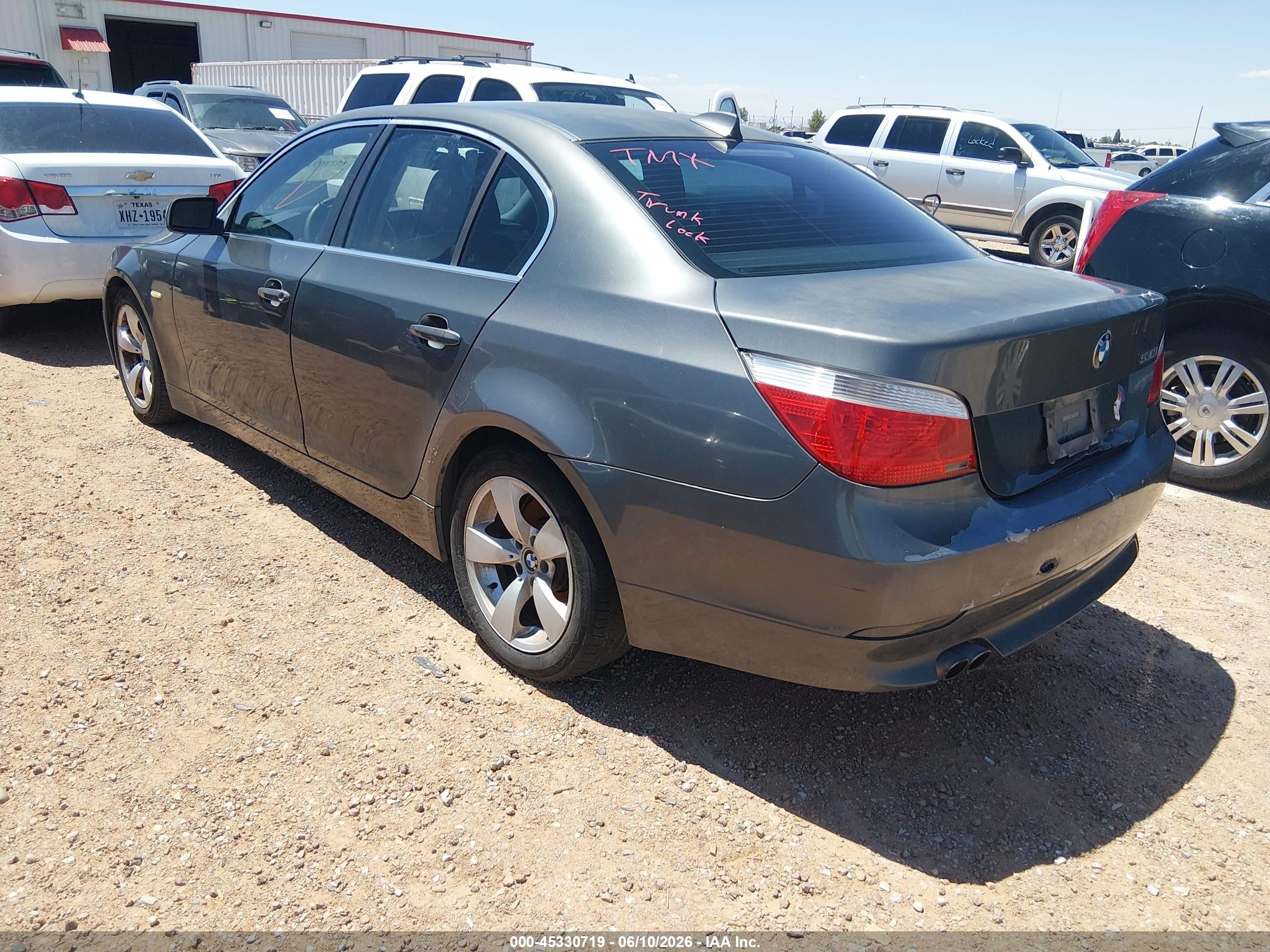 2006 Bmw 530i   Green vin: WBANE73556CM43286