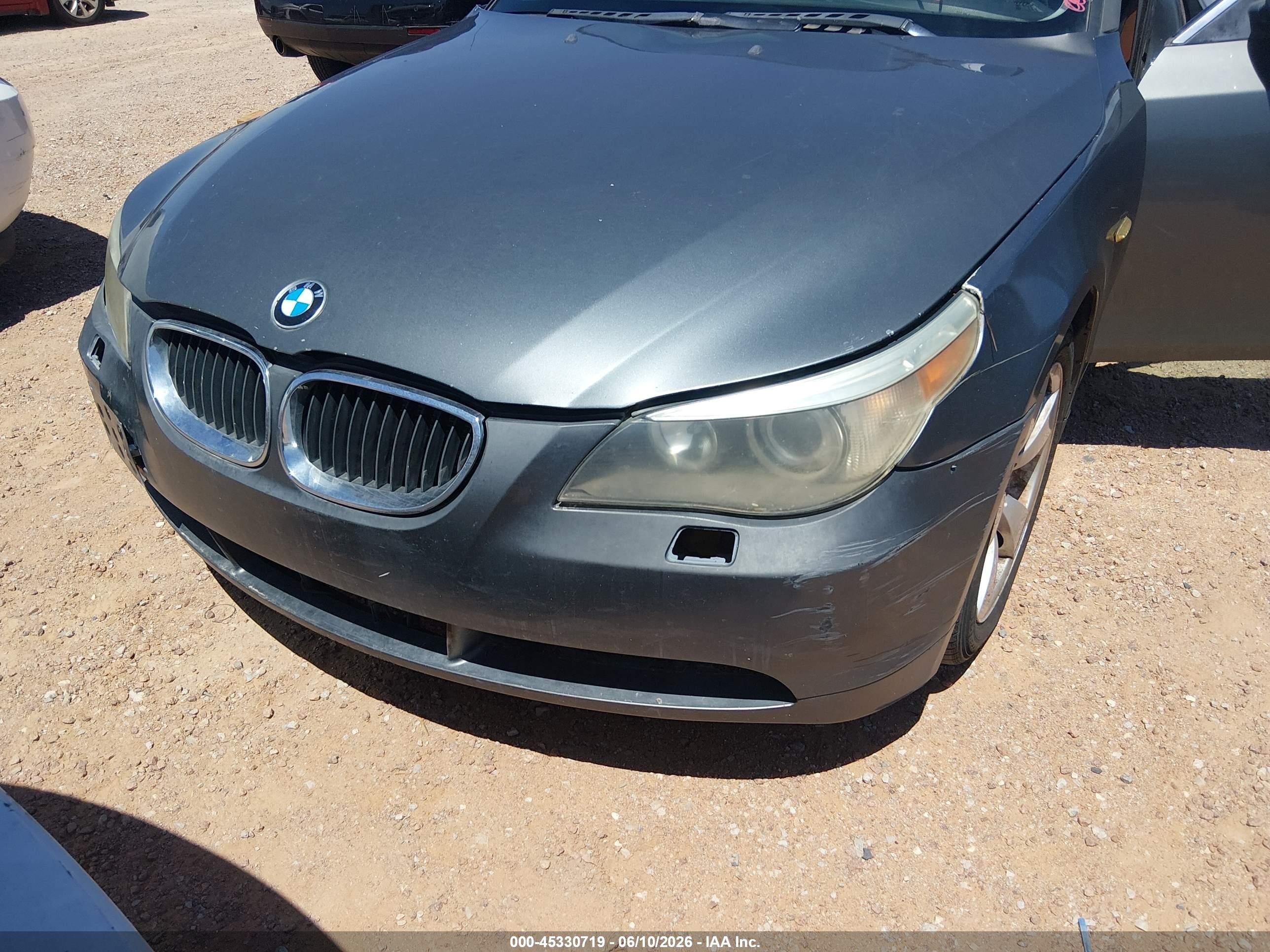 2006 Bmw 530i   Green vin: WBANE73556CM43286