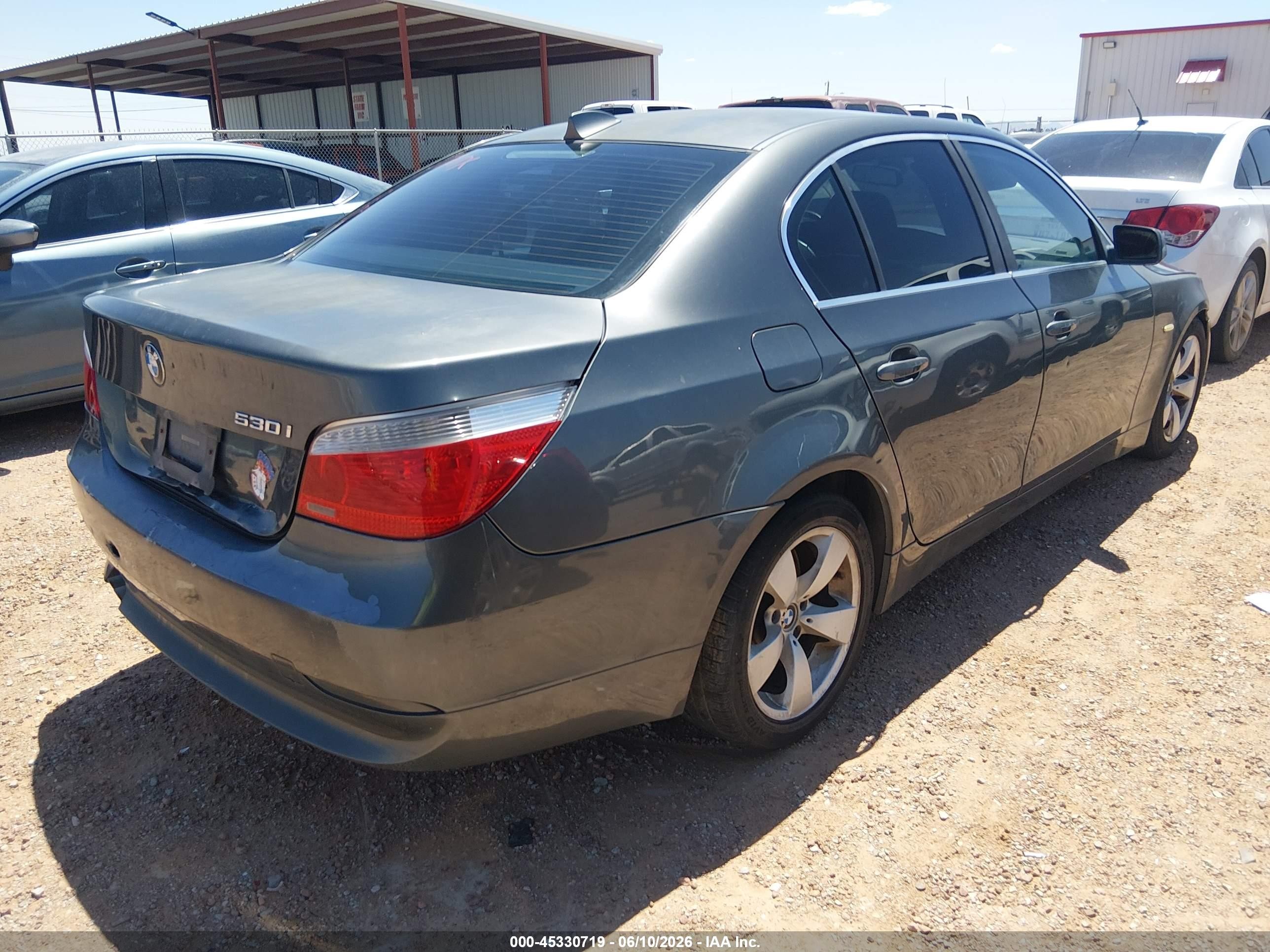 2006 Bmw 530i   Green vin: WBANE73556CM43286