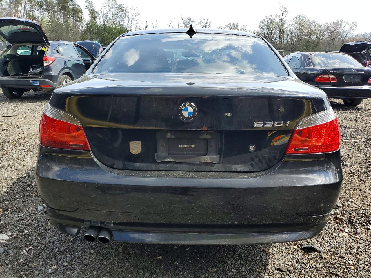 2007 Bmw 530 I Черный vin: WBANE73557CM47307