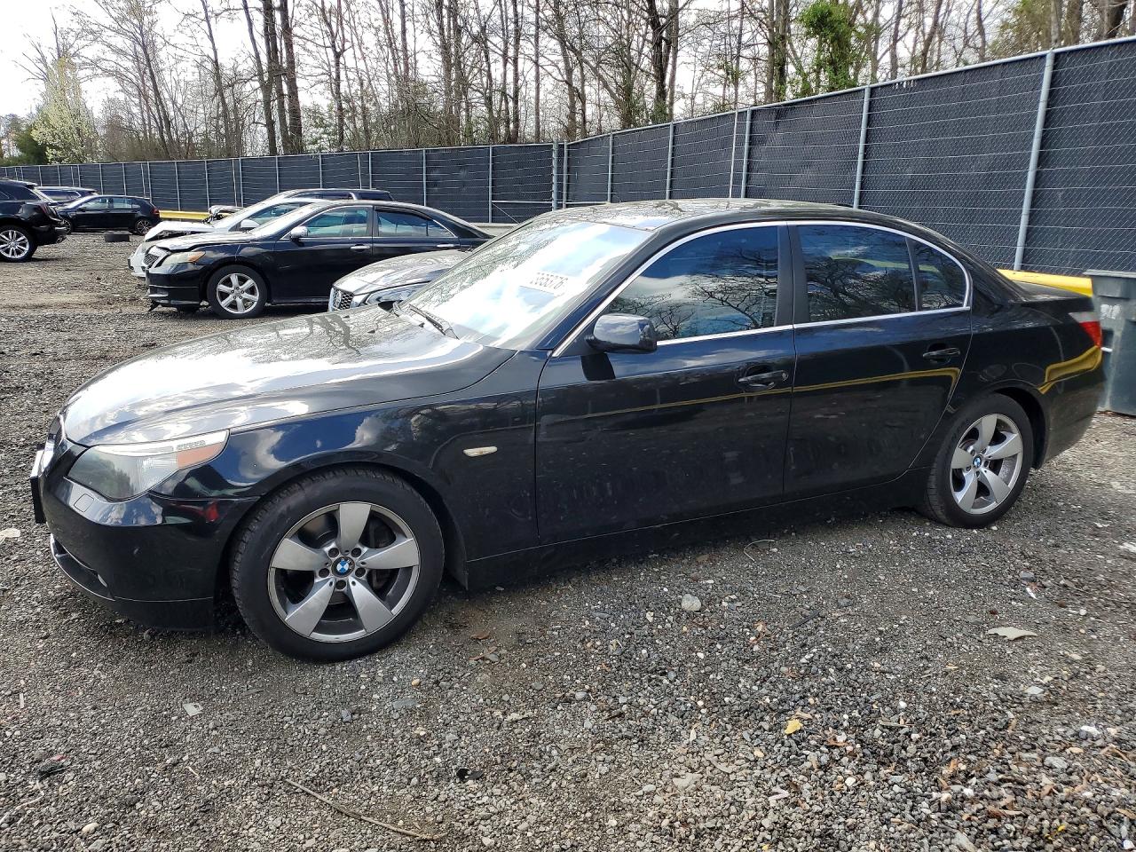 2007 Bmw 530 I Black vin: WBANE73557CM47307