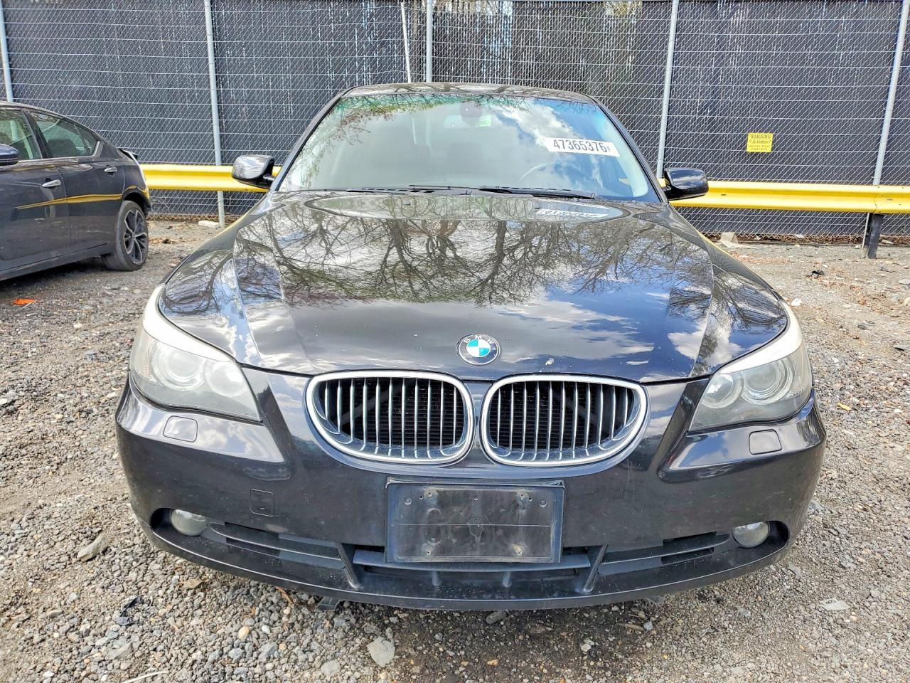 2007 Bmw 530 I Черный vin: WBANE73557CM47307
