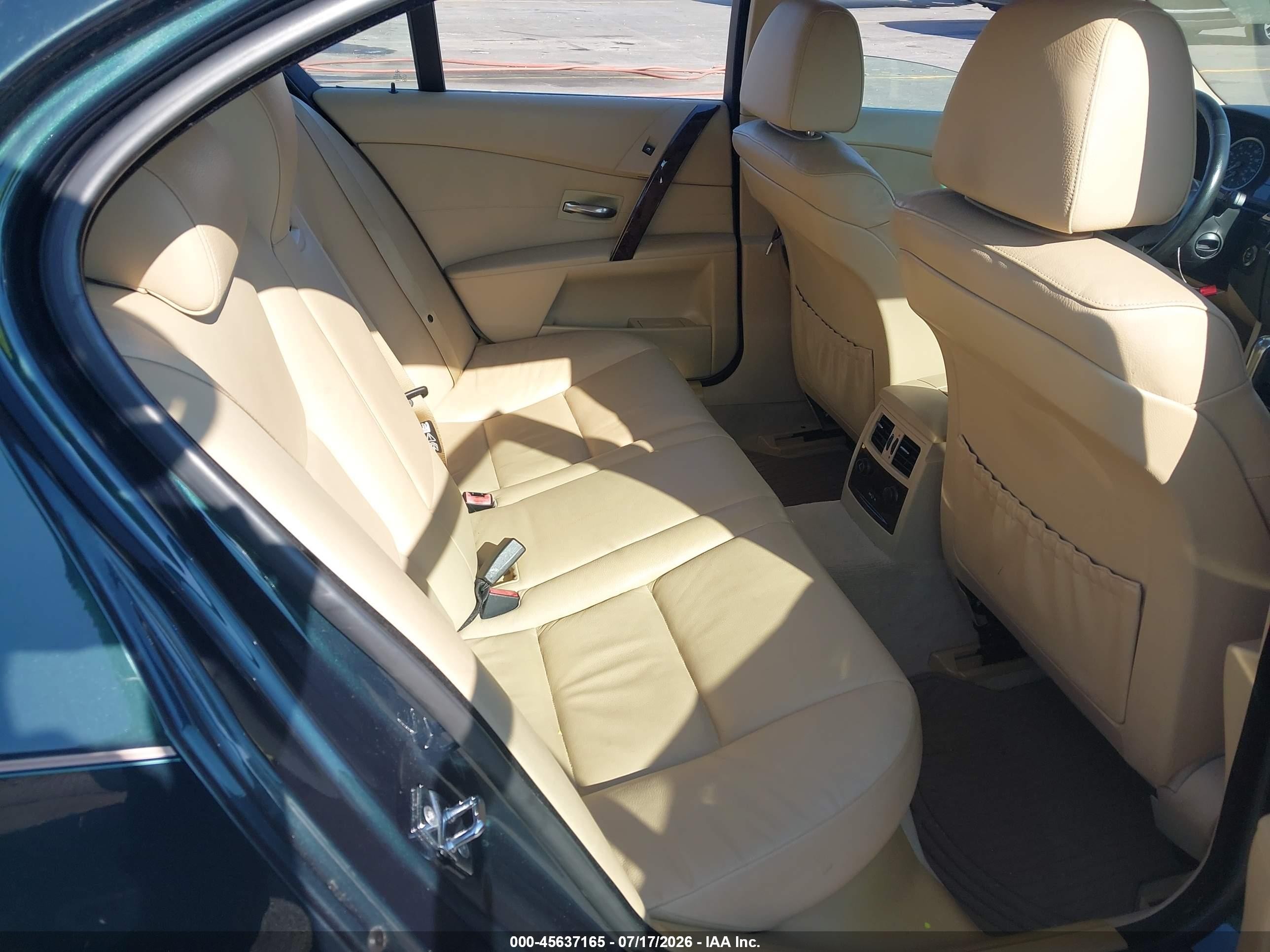 2007 Bmw 530i   Green vin: WBANE73557CM50269