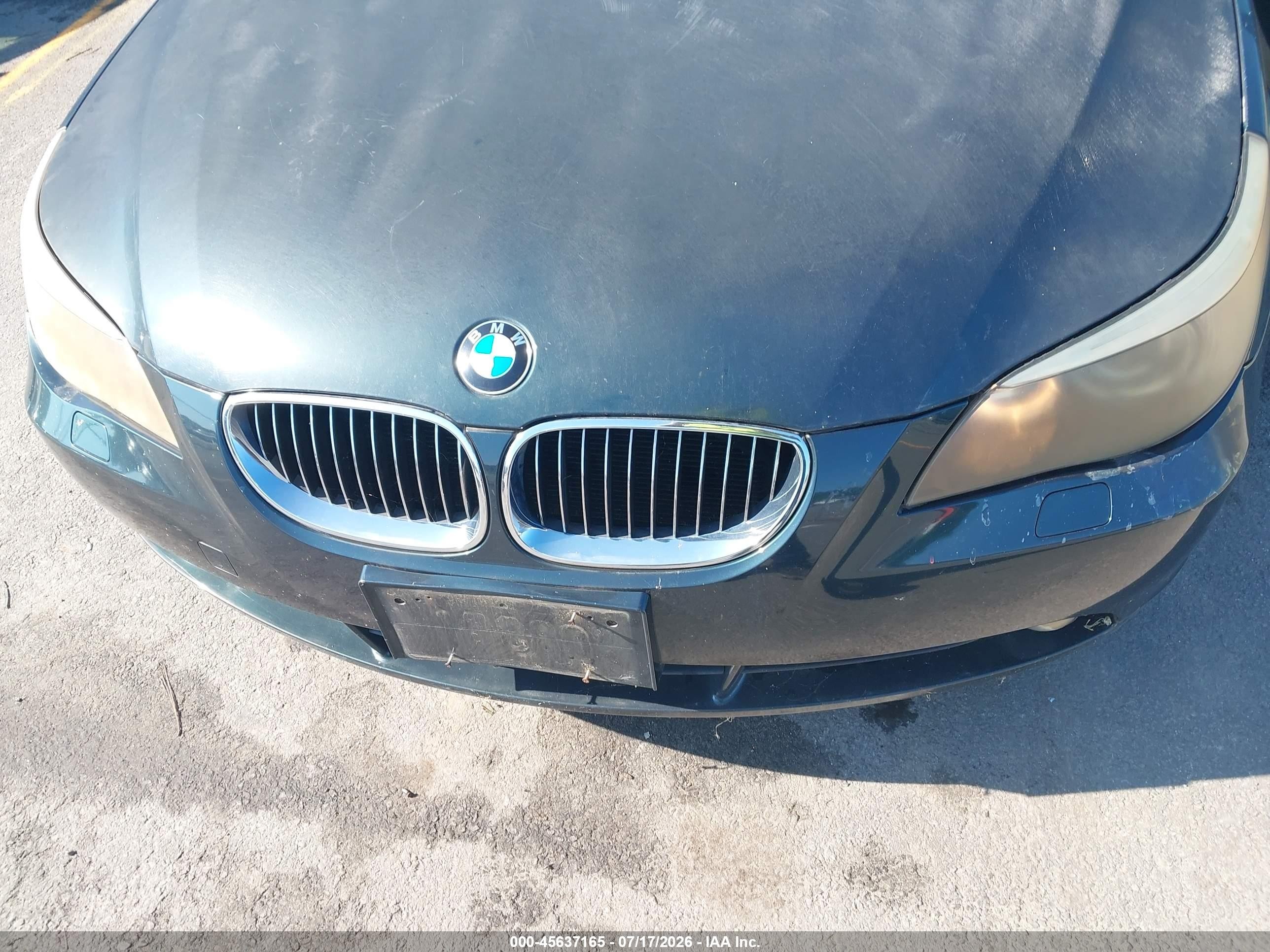 2007 Bmw 530i   Green vin: WBANE73557CM50269