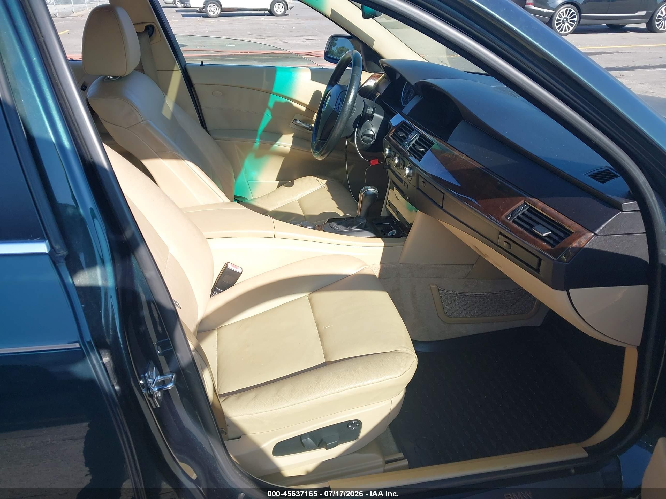 2007 Bmw 530i   Green vin: WBANE73557CM50269