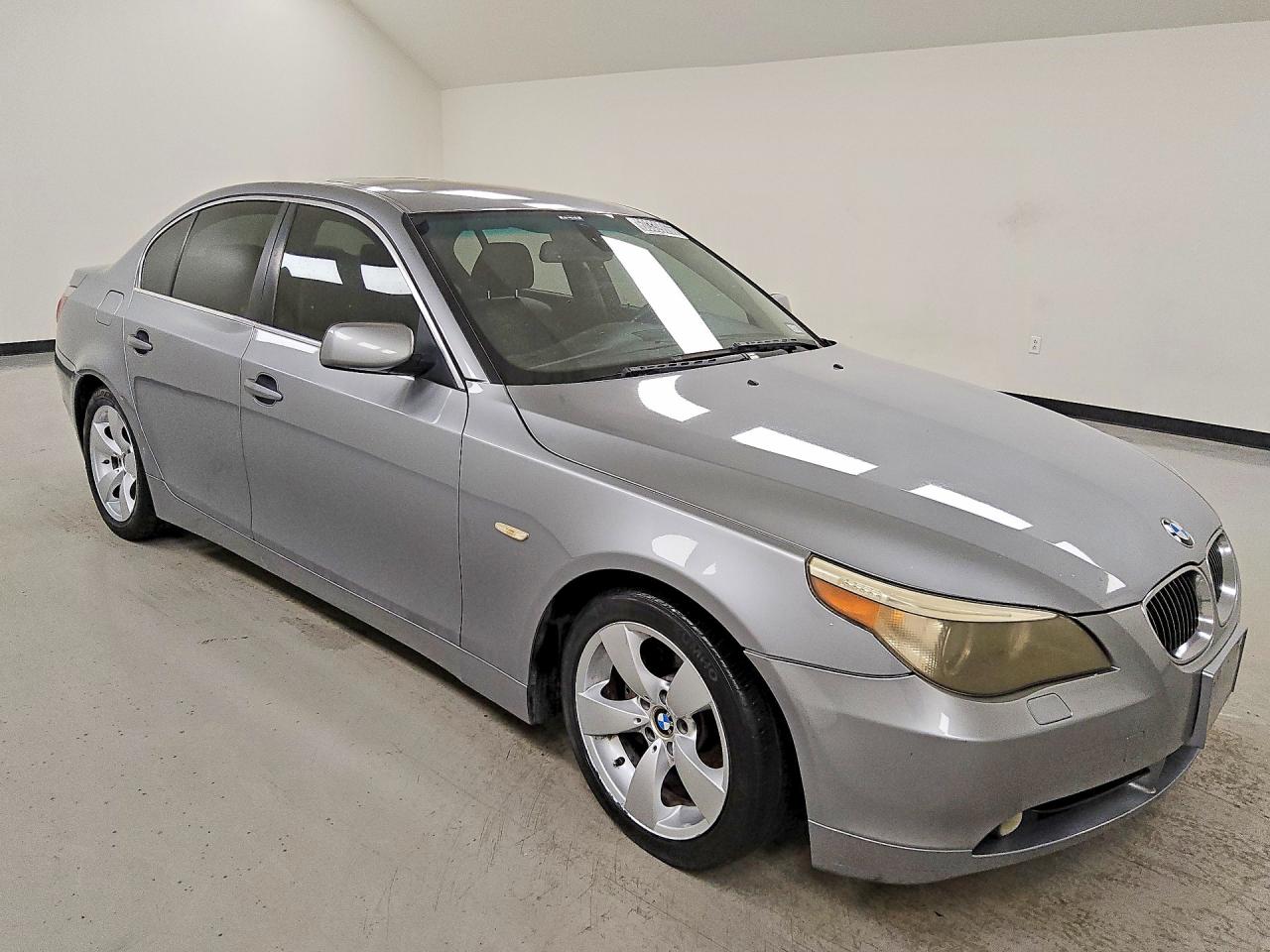 2007 Bmw 530 I Silver vin: WBANE73557CM57500