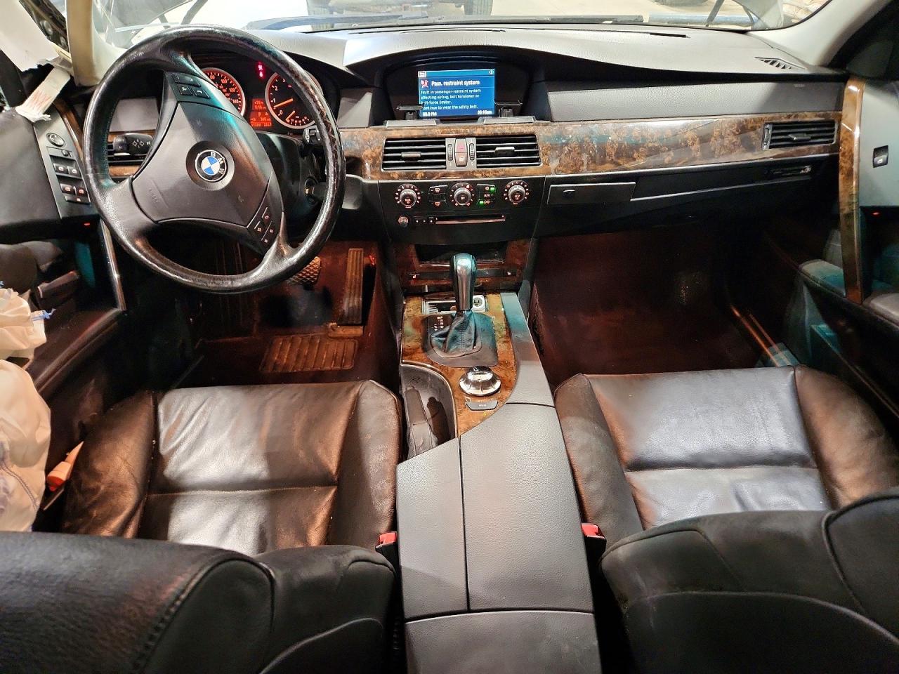 2006 Bmw 530 I Черный vin: WBANE73566CM32118