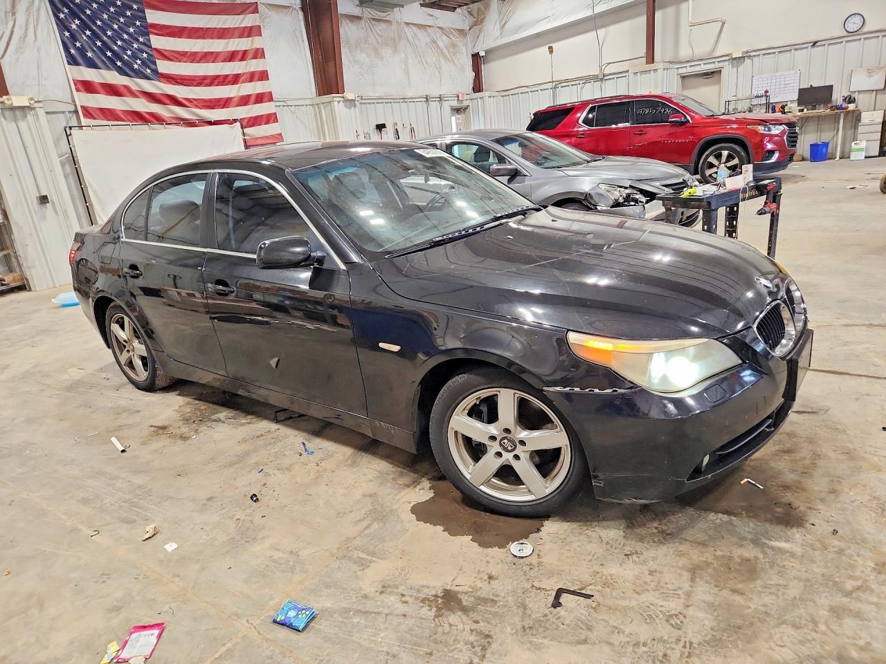 2006 Bmw 530 I Черный vin: WBANE73566CM32118