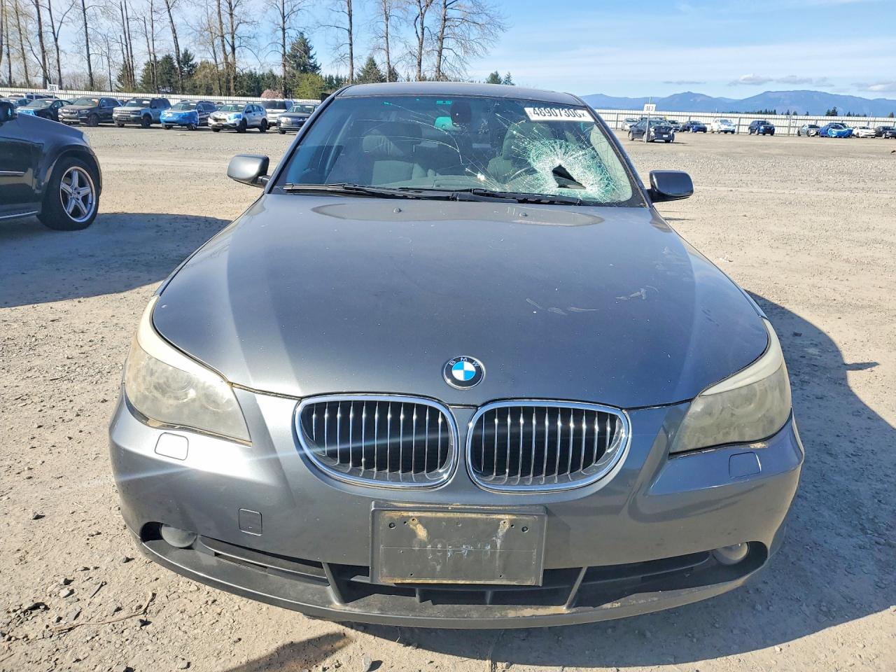 2007 Bmw 530 I Gray vin: WBANE73567CM53360