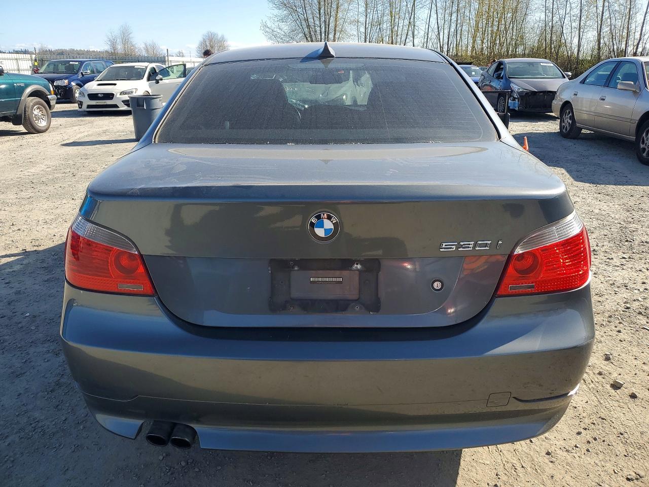 2007 Bmw 530 I Gray vin: WBANE73567CM53360
