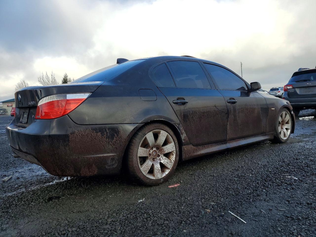 2007 Bmw 530 I Black vin: WBANE73567CM57778