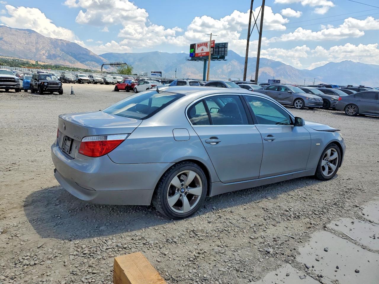 2006 Bmw 530 I Silver vin: WBANE73576CM36971