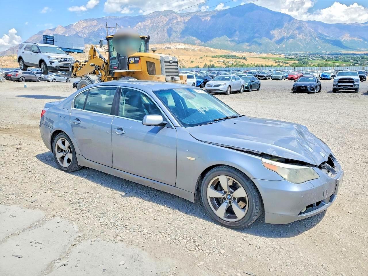 2006 Bmw 530 I Silver vin: WBANE73576CM36971