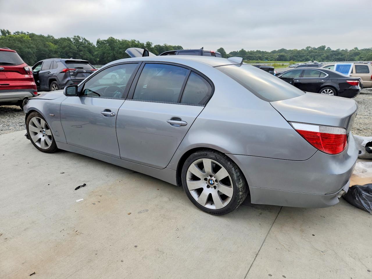 2007 Bmw 530 I Silver vin: WBANE73577CM53285