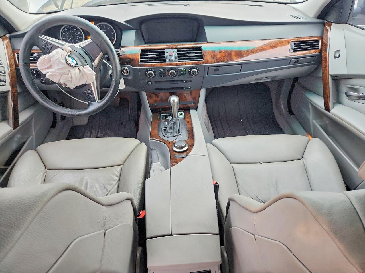 2007 Bmw 530 I Silver vin: WBANE73577CM53285