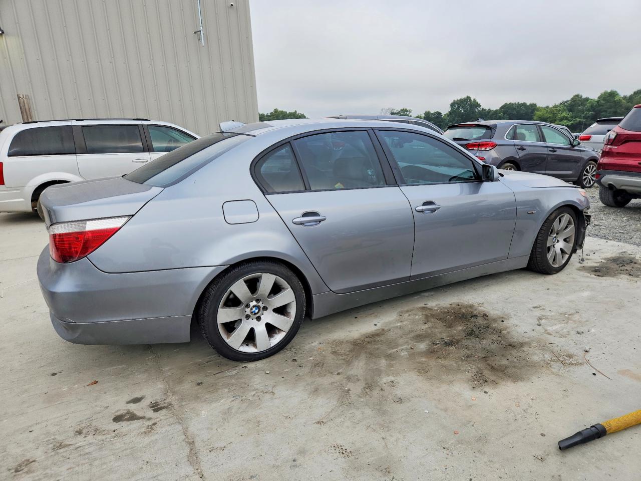 2007 Bmw 530 I Silver vin: WBANE73577CM53285