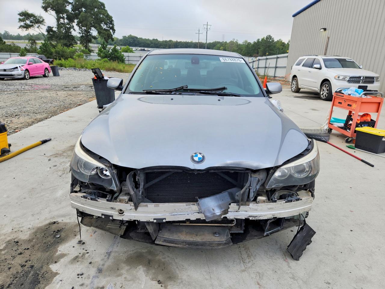 2007 Bmw 530 I Silver vin: WBANE73577CM53285