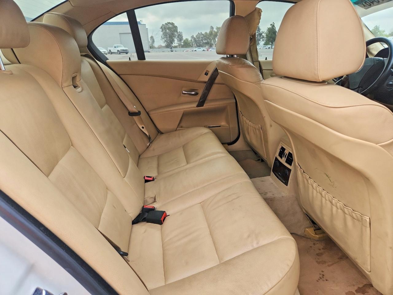 2007 Bmw 530 I White vin: WBANE73577CM55277