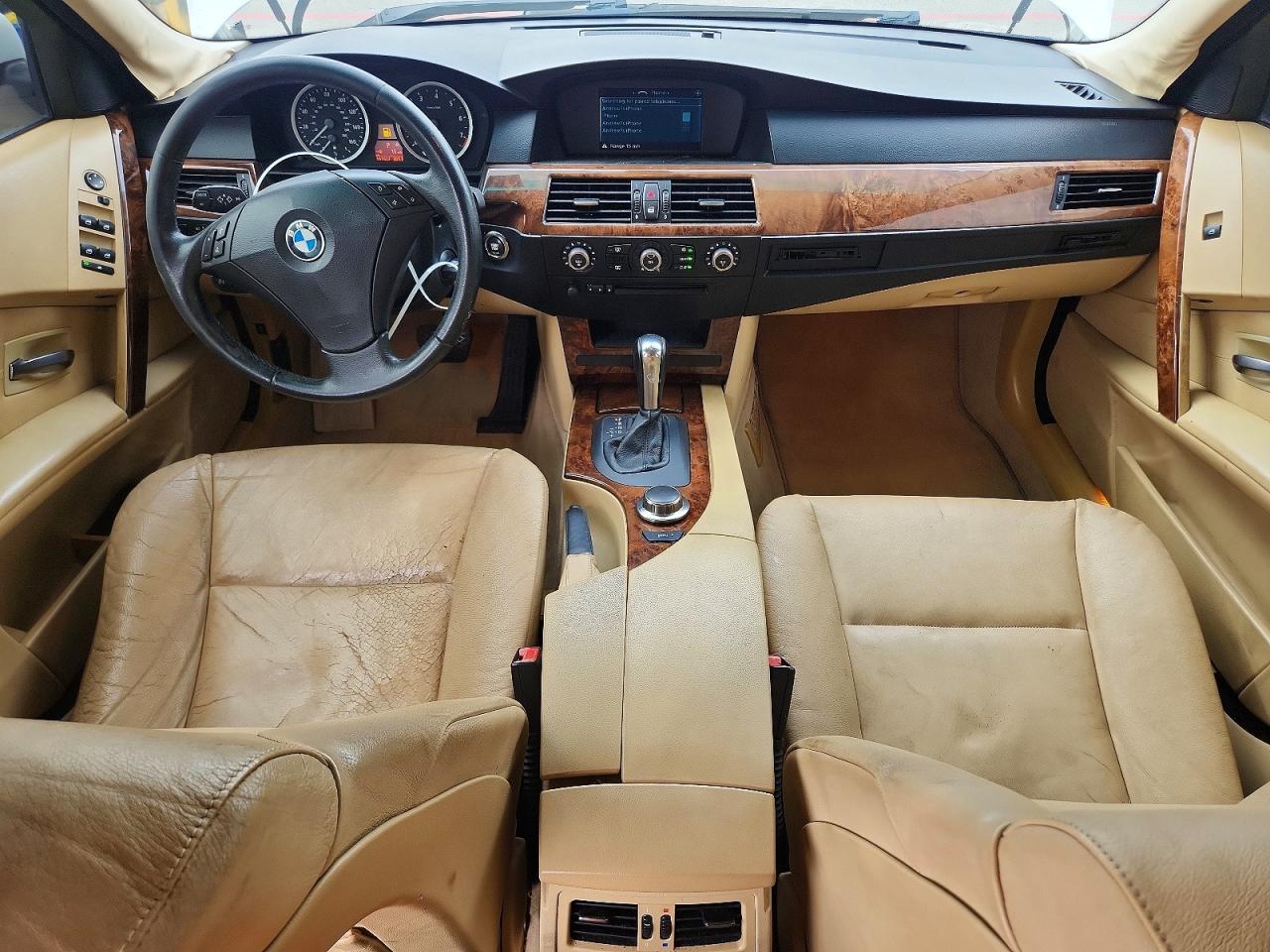 2007 Bmw 530 I White vin: WBANE73577CM55277