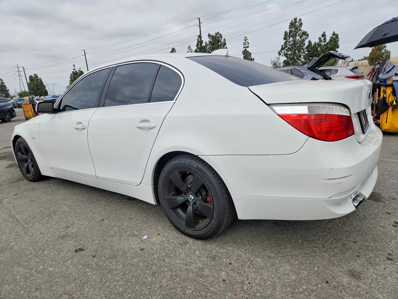 2007 Bmw 530 I White vin: WBANE73577CM55277