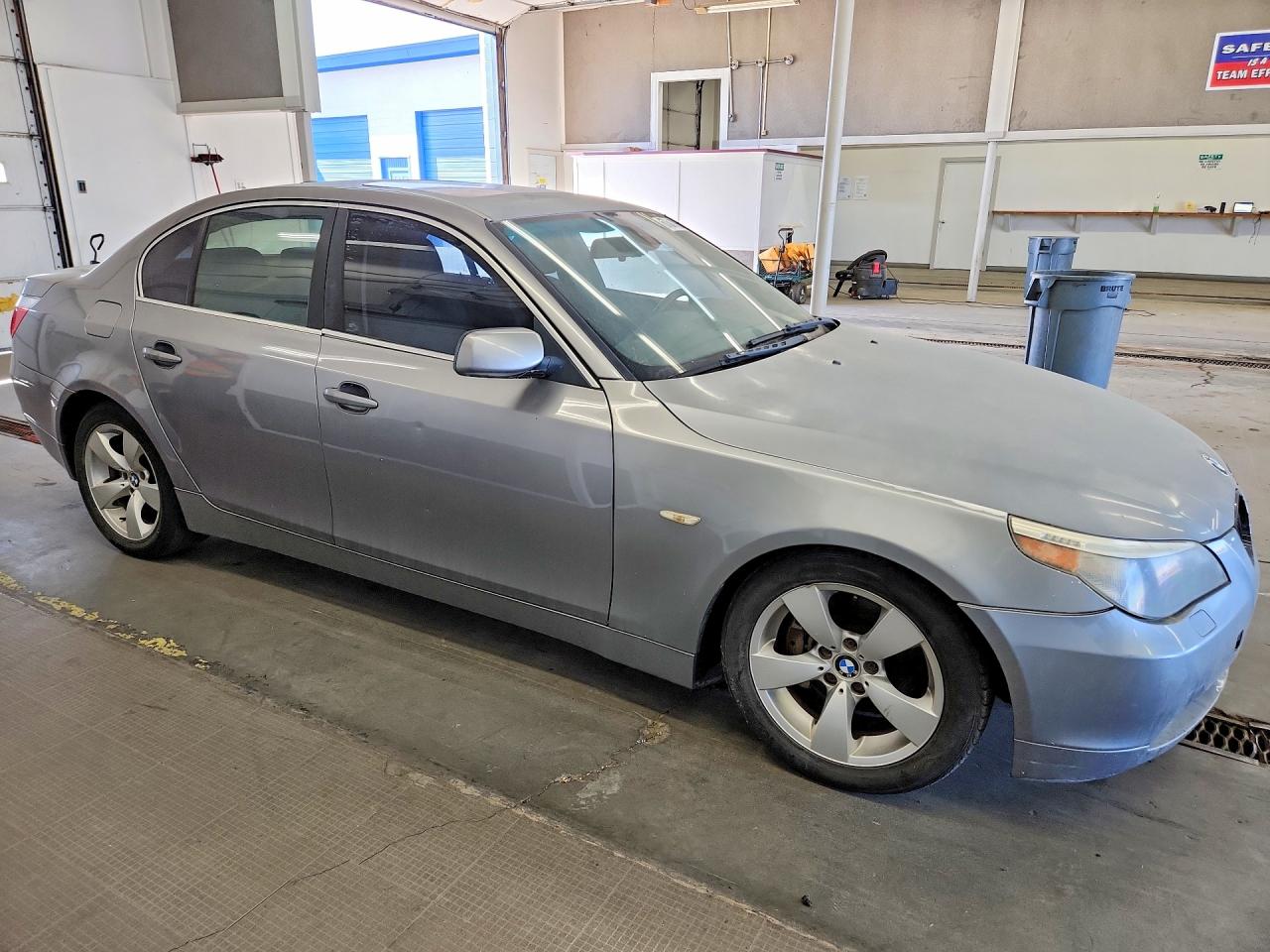 2006 Bmw 530 I Silver vin: WBANE73586CM32816