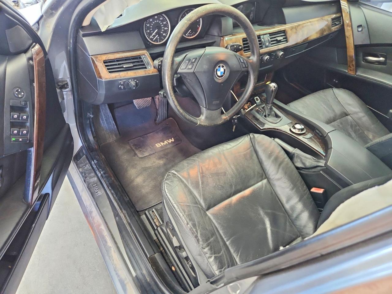 2006 Bmw 530 I Silver vin: WBANE73586CM32816
