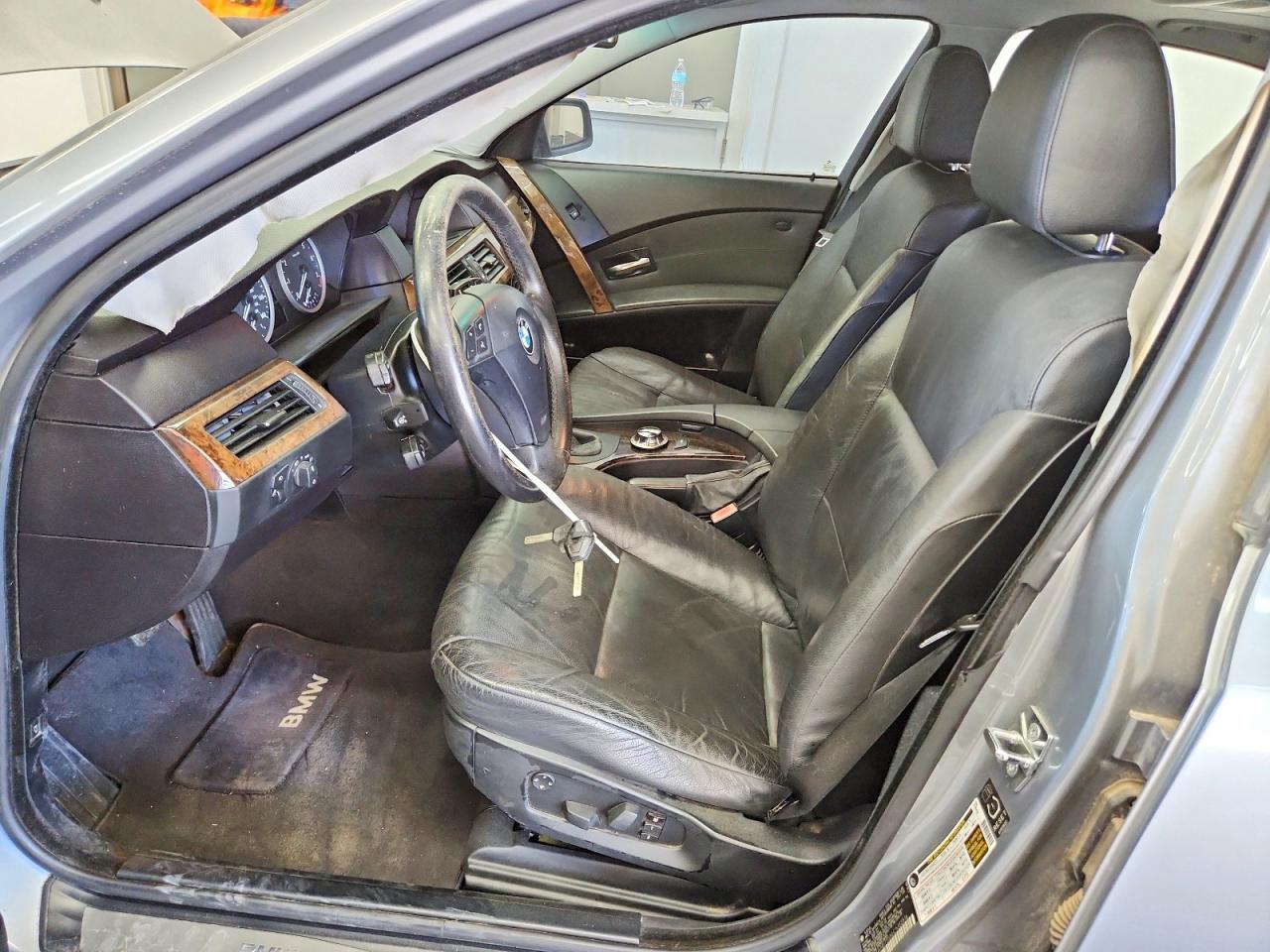 2006 Bmw 530 I Silver vin: WBANE73586CM32816