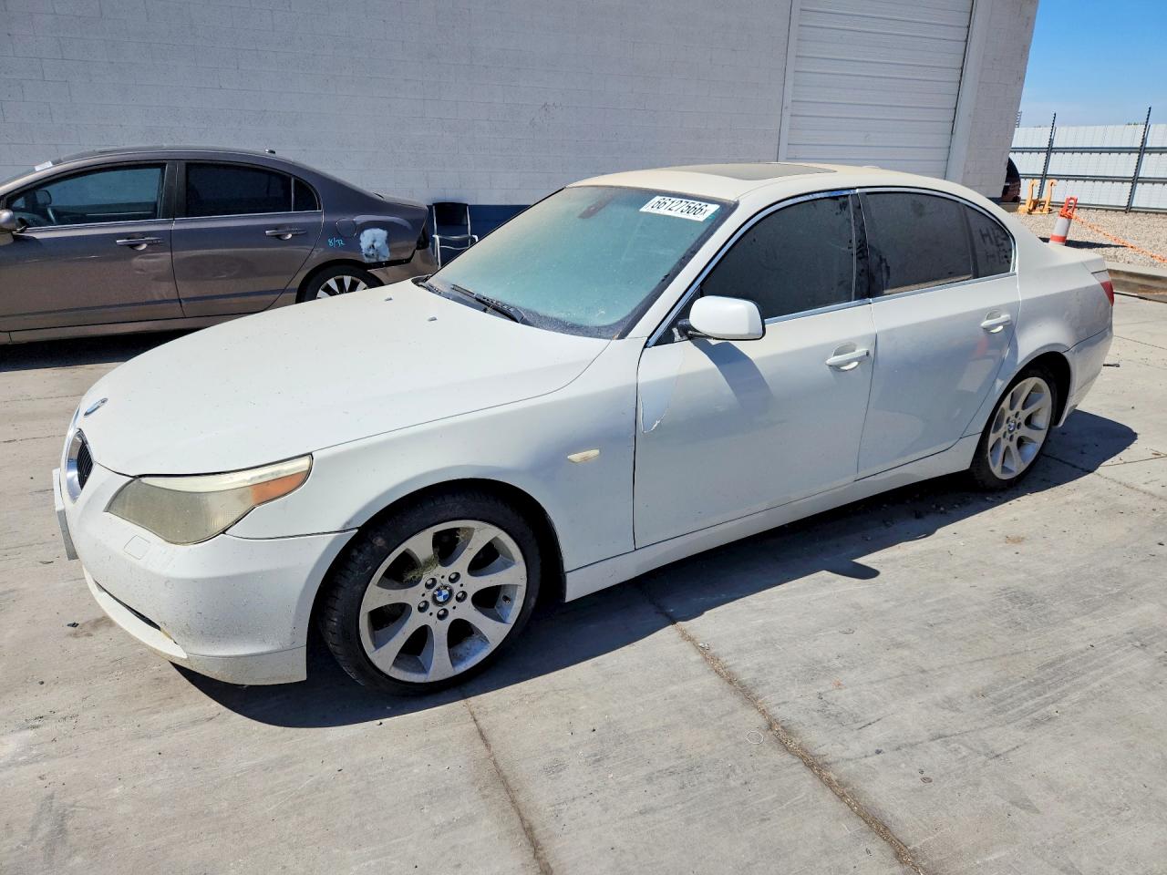 2006 Bmw 530 I White vin: WBANE73586CM33982