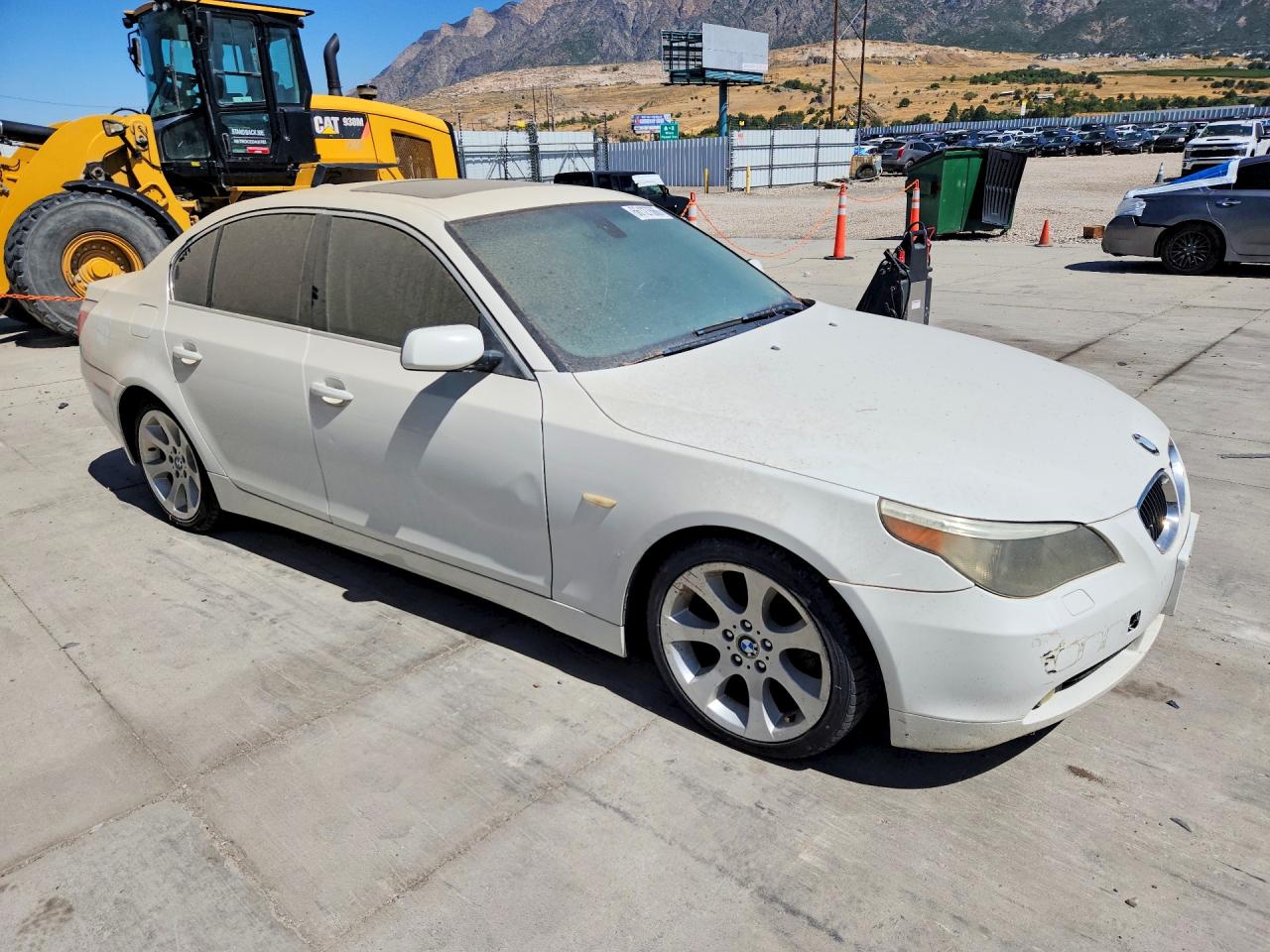 2006 Bmw 530 I White vin: WBANE73586CM33982