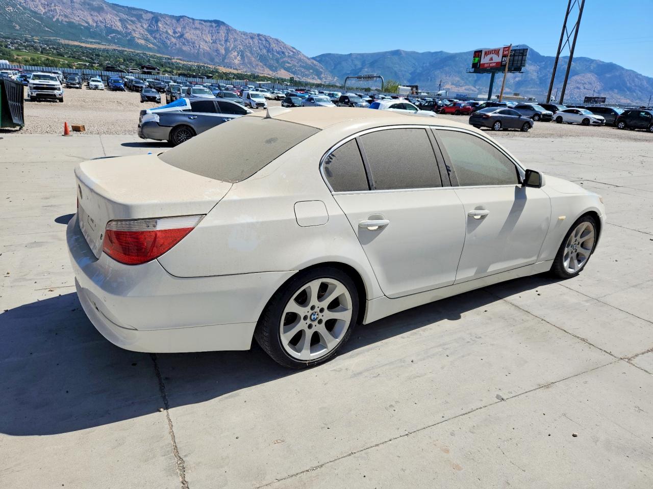 2006 Bmw 530 I White vin: WBANE73586CM33982
