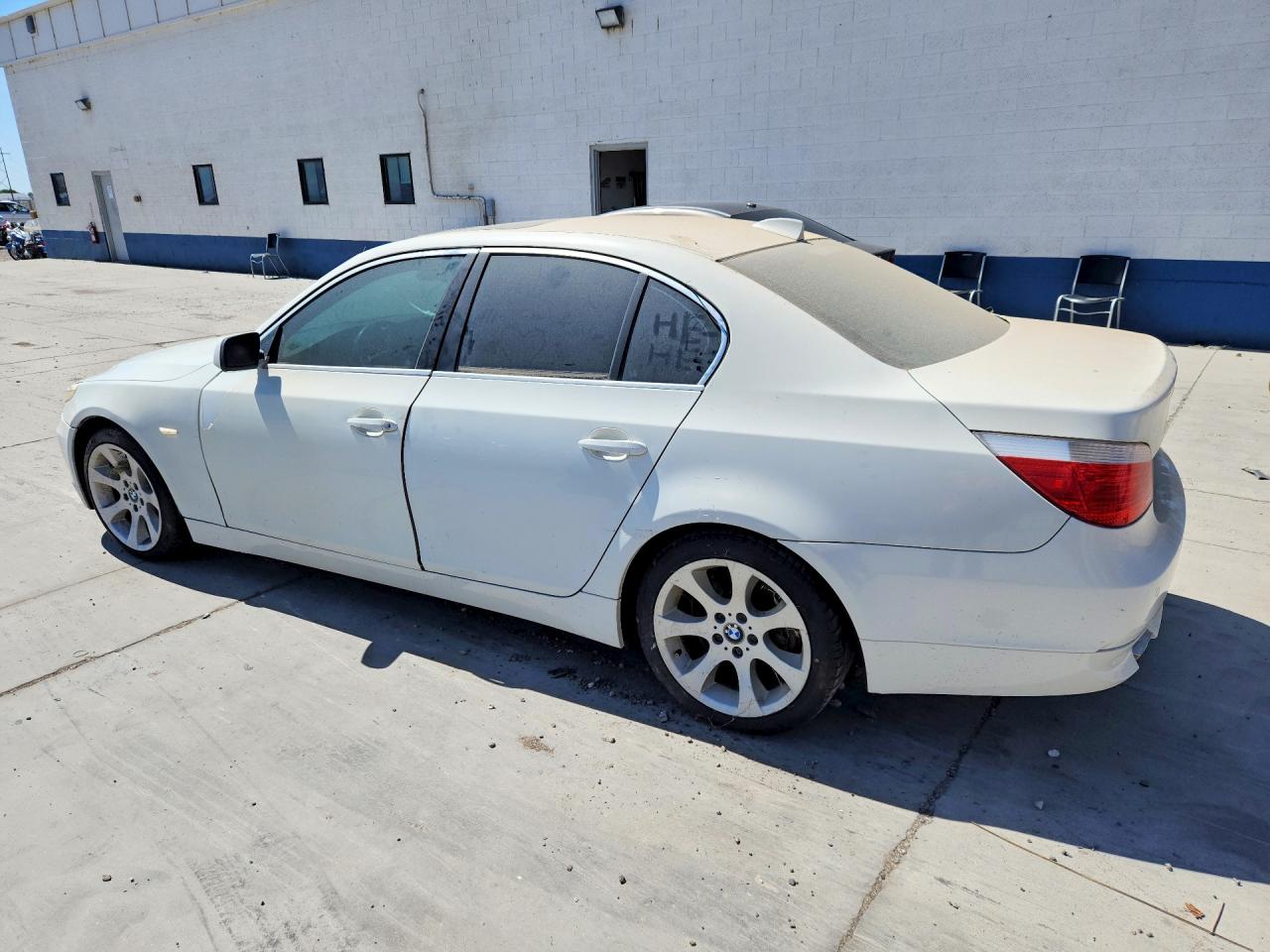 2006 Bmw 530 I White vin: WBANE73586CM33982